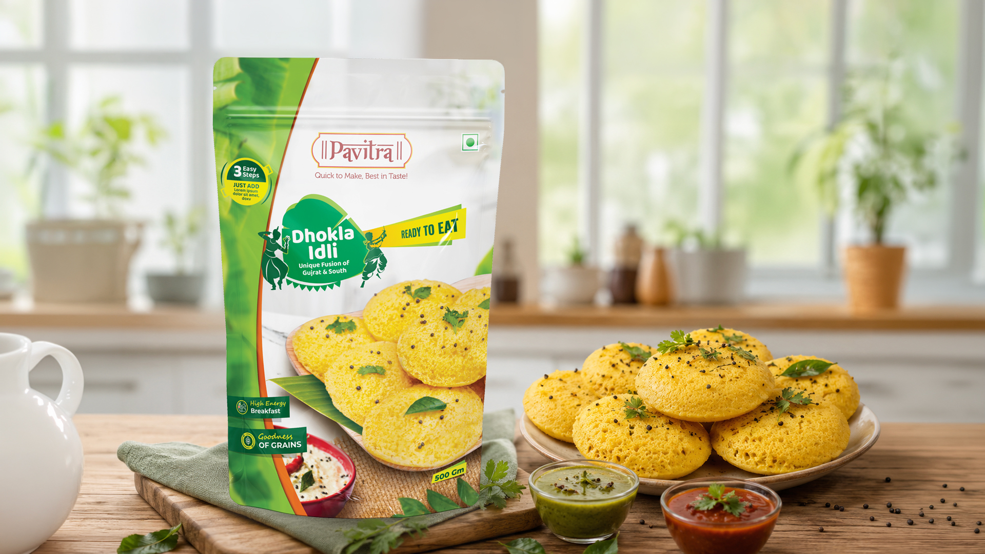 PAVITRA ( DHOKLA IDLI )