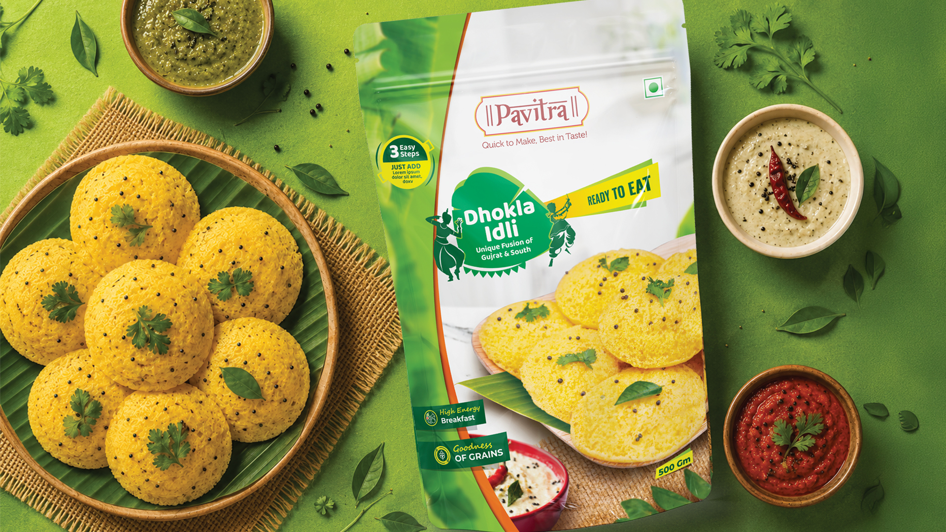 PAVITRA ( DHOKLA IDLI )